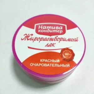 Краситель жирорастворимый красный очаровательный "Натива" 10г