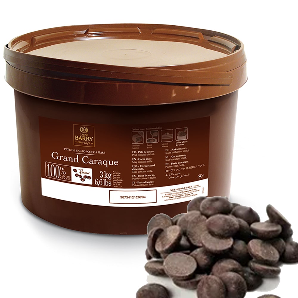 Какао тертое Barry Callebaut  Grand Caraque 200 гр.