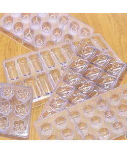 Поликарбонатные, пластиковые формы для конфет и шоколадных плиток