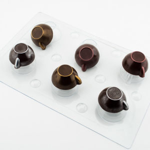 Пластиковая форма для шоколада Чашечки