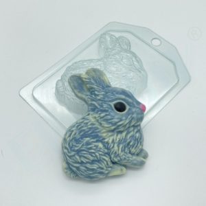 Форма пластиковая Кролик сидит боком