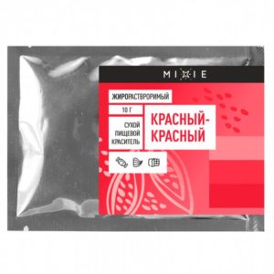 Краситель сухой жирорастворимый MIXIE Красный-красный 10 гр