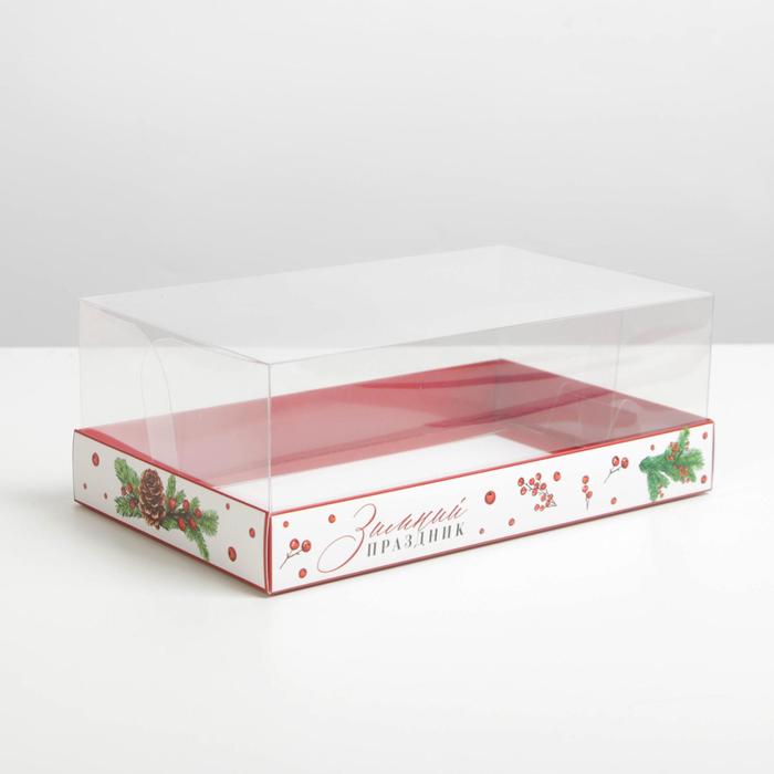 Коробка для десерта «Happines», 22 х 8 х 13,5 см