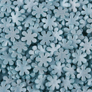Посыпки "Снежинки перламутровые голубые" 60г