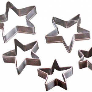 Набор вырубок "Звезда" (5 шт, d30-80 мм) металл