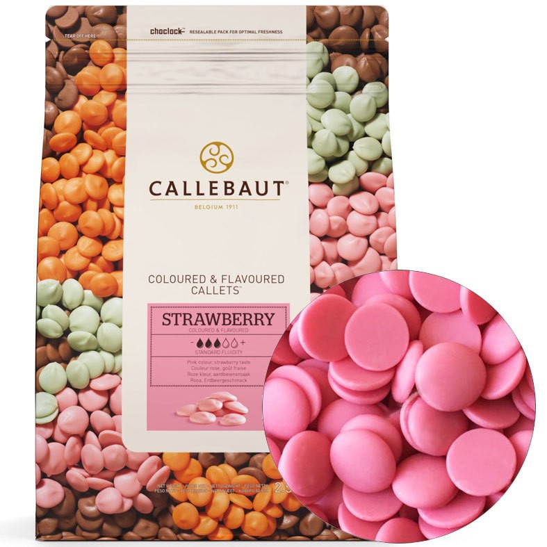 Шоколад со вкусом клубники, Callebaut, Бельгия