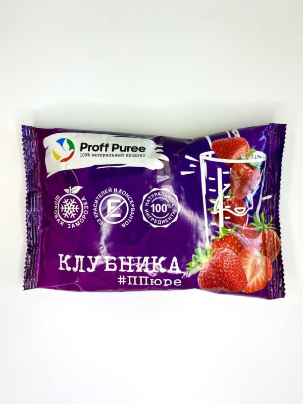 Proff Puree Клубника, саше 250г