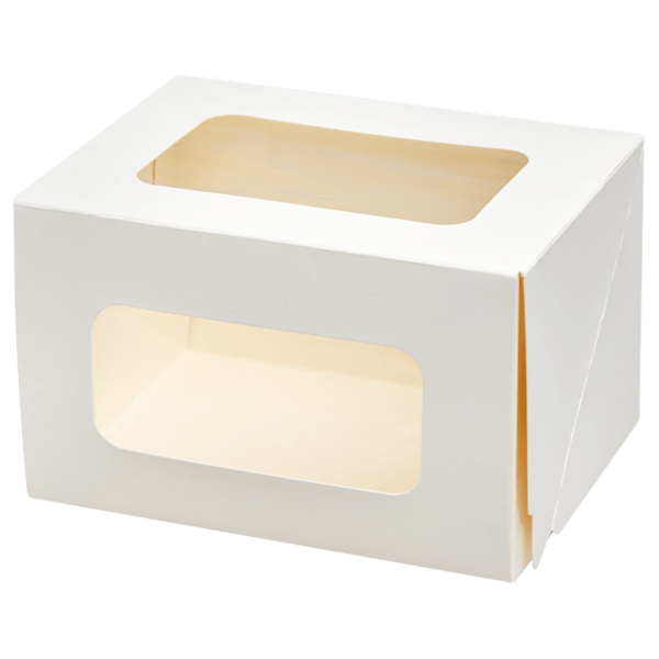 Коробка для конфет с пластиковой крышкой 120*120*30 мм (4) (розовая)