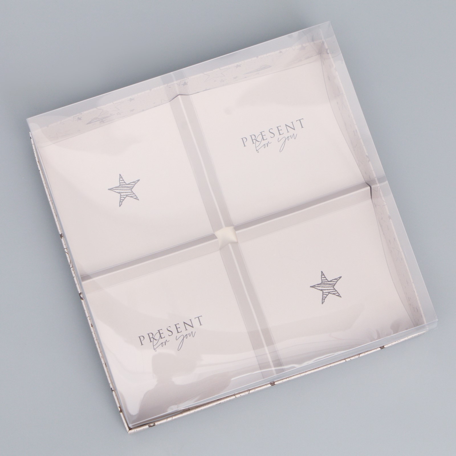 Коробка для для муссовых пирожных «Present for you», 17.8 х17.8 х 6.5 см Коробка для для муссовых пирожных «Present for you», 17.8 х17.8 х 6.5 см — изображение 2
