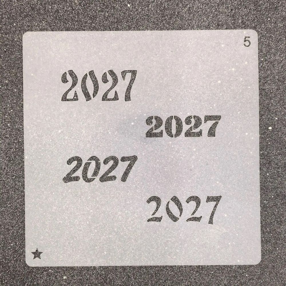 Трафарет для пряников 2027 №5, 4,5 см